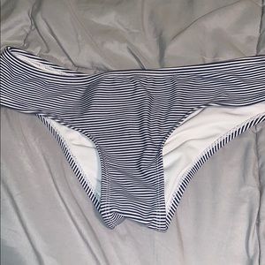 striped bikini bottom